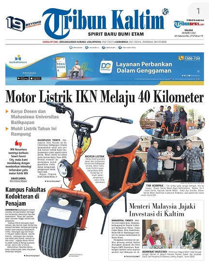 Motor Listrik & Solar Charging Station  "IKN (Inovasi Karya Nusa)" Universitas Balikpapan